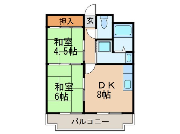 メゾンスヌーピーの物件間取画像